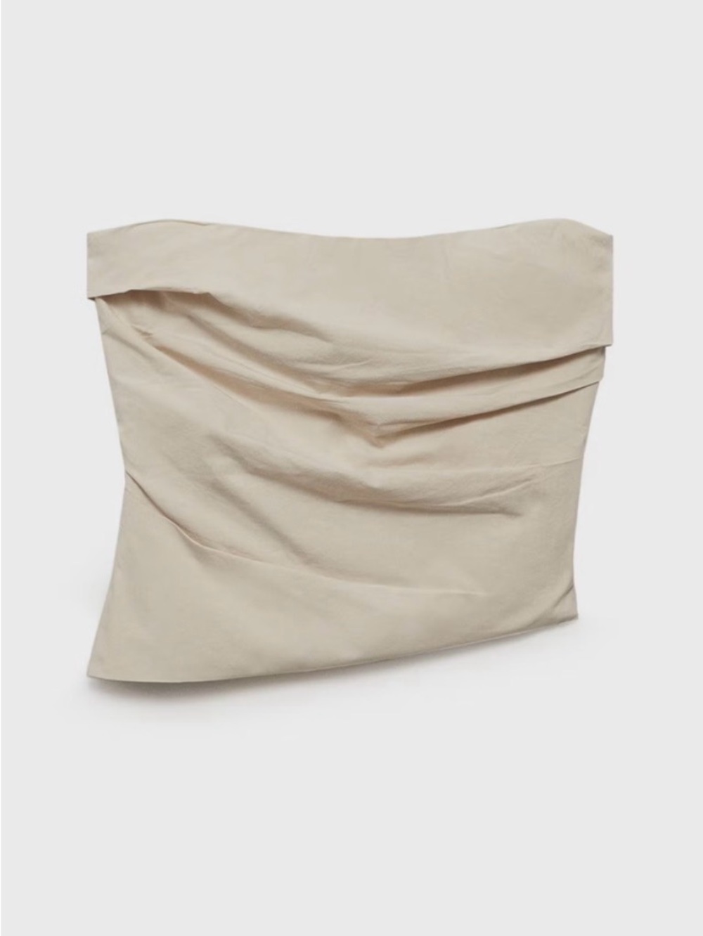 NWT MANGO Strapless Ruched Top